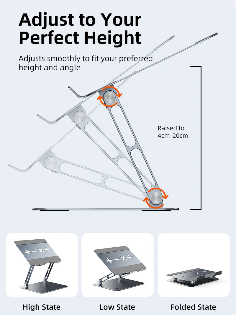 Adjustable Laptop Stand Aluminium for 17 Inch Laptop