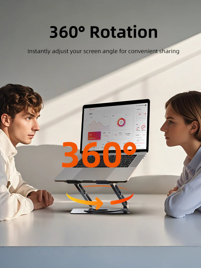 Adjustable Swivel Laptop Stand 360 Rotating